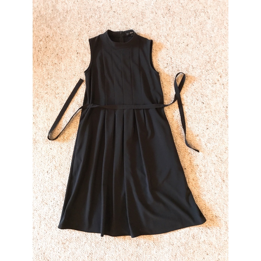 Black Midi Dress UNIQLO Size S